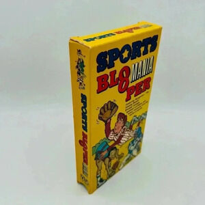 Vintage Sports Blooper Mania VHS Tape #14011